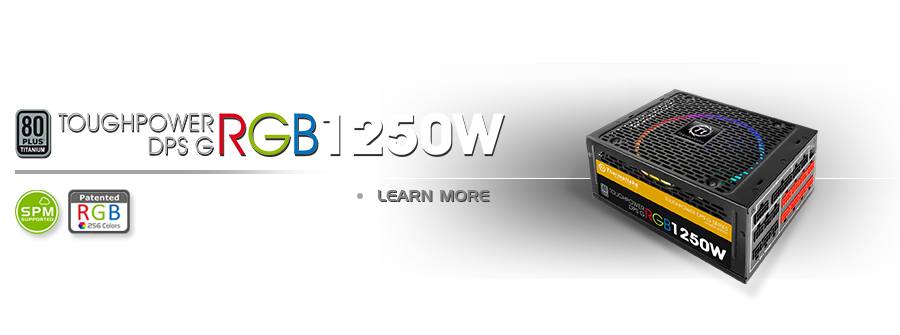 曜越Toughpower DPS G RGB 1250W鈦金牌數位電源供應器