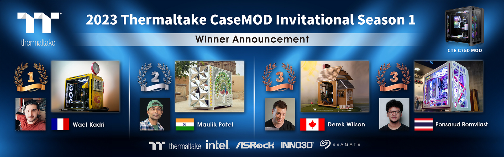 2023 Thermaltake CaseMOD Invitational Season 1 Brings