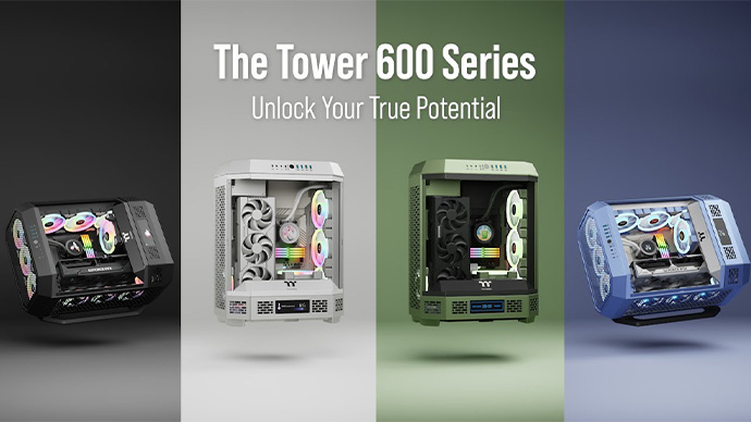 Thermaltake The Tower 600 Series Chassis Product Animation