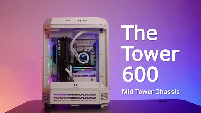 Thermaltake Science  The Tower 600 Mid Tower Chassis System & Thermal testing