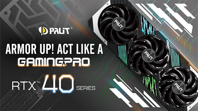 Palit GeForce RTX 40 SUPER GamingPro ft. ThermalTake Core P3 TG Pro