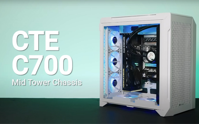 Thermaltake CTE C750 Series Chassis Product Animation - Centralized Thermal Efficiency