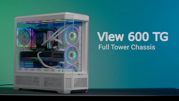 View 600 TG Full Tower Chassis System & Thermal testing